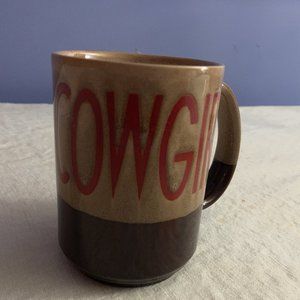 Western Moments Cowgirl cup